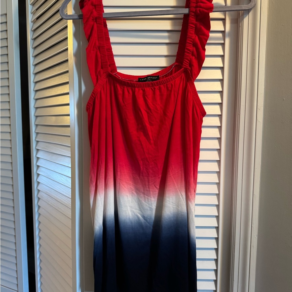 Red and Blue Ombre Tank